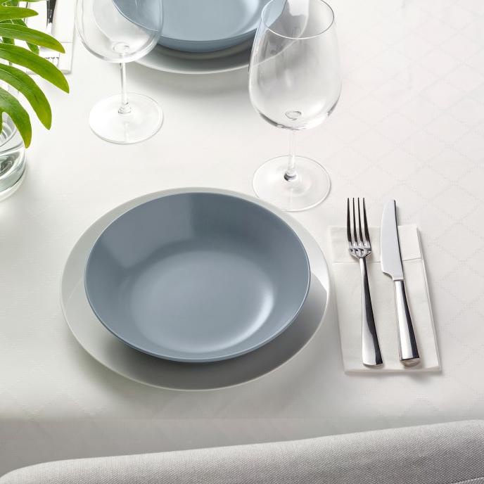 taplak meja makan putih 145x240 cm - tablecloth - table cloth 145x240 |gat