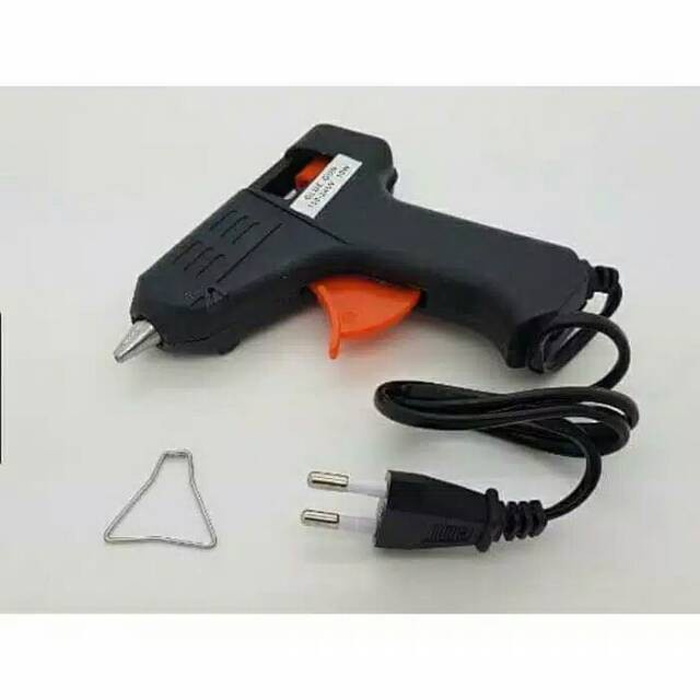 Hot  Melt Glue Gun 20  Watt Lem  Tembak Pistol Mini 10W 20W Alat Lem Stick Kerajinan Tangan Pita Kain