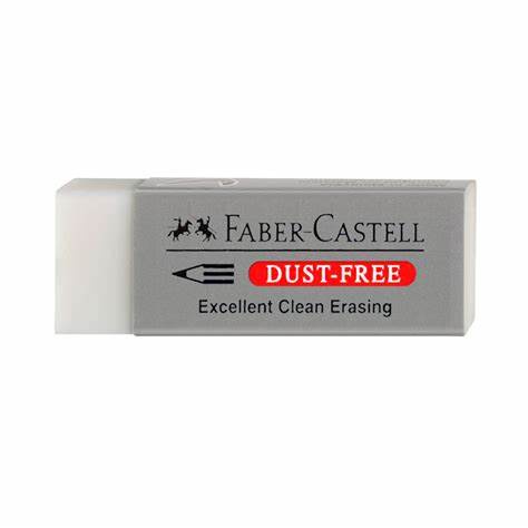 Faber Castell Dust Free Eraser 187230 Penghapus Kecil - Putih