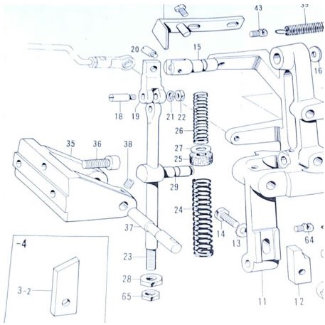 As Ayunan Stopper 141554-001 Mesin Jahit Lubang Kancing B-814
