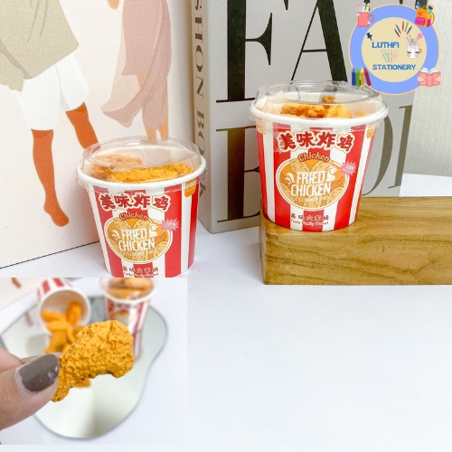 

Hapusan XGD-8930 3D Fried Chicken EraserJunk Food