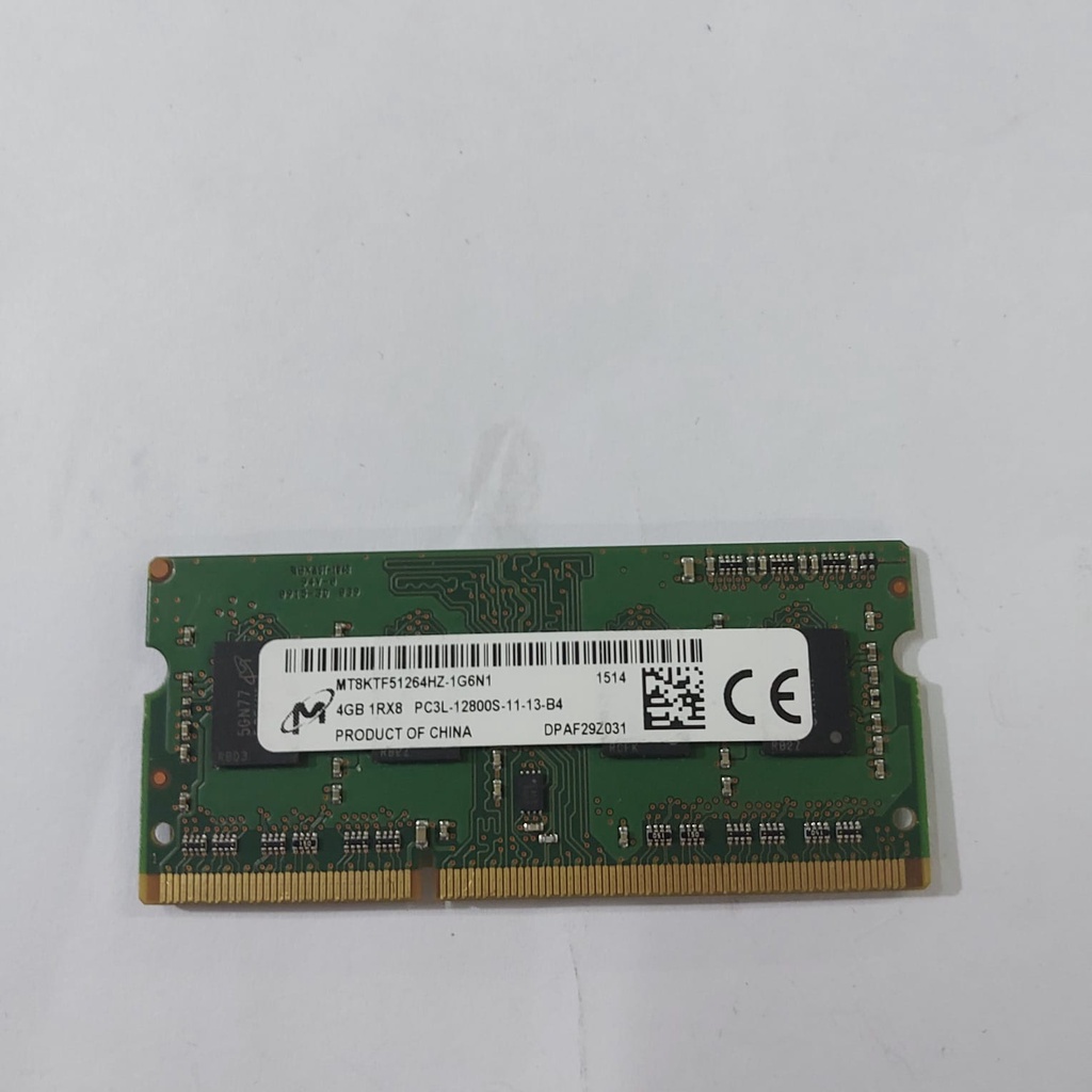 MEMORY SODIM DDR3L 4GB PC12800 MICRON ORIGINAL