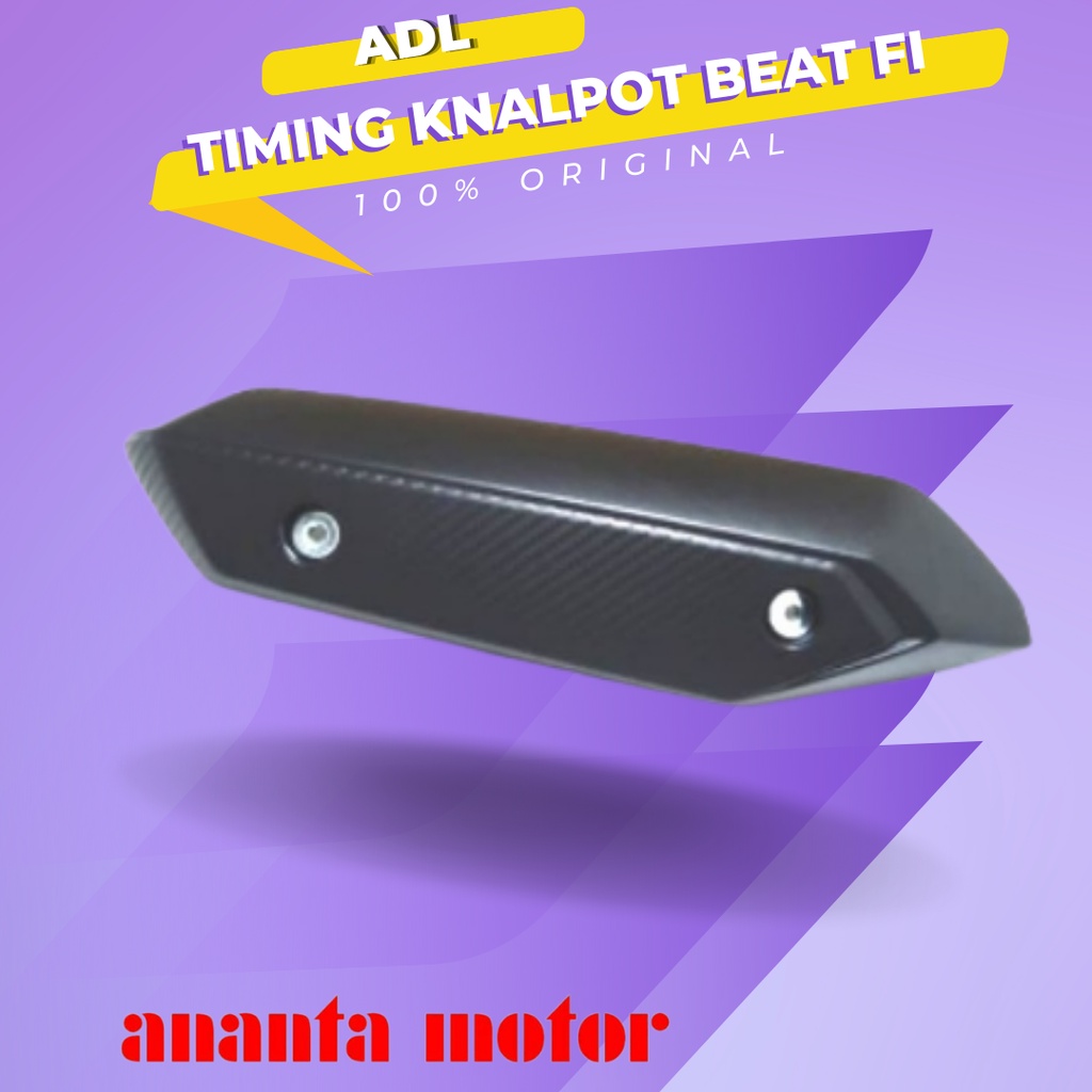COVER KNALPOT BEAT FI 2012-2014 PLASTIK TIMING KNALPOT BEAT FI 2012-2014 TUTUP KNALPOT BEAT FI 2012-