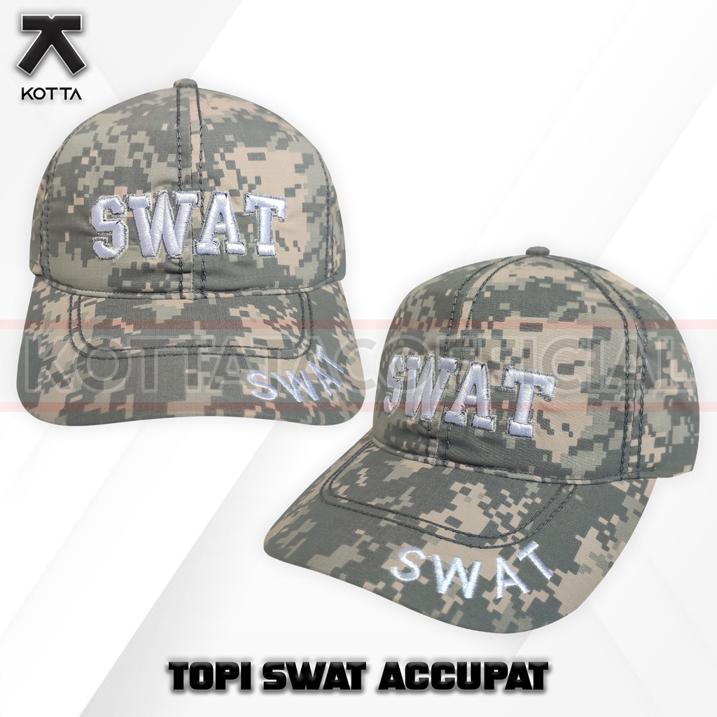 TOPI SWAT ACCUPAT PREMIUM - TOPI TACTICAL SWAT - TOPI TACTICAL ACCUPAT