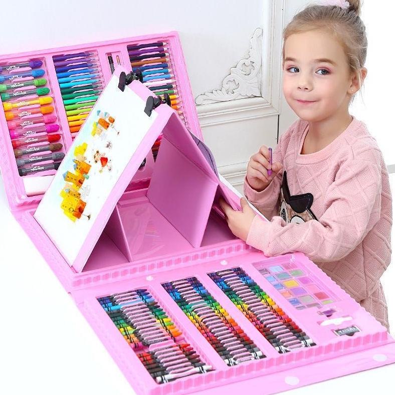 

Terkini Smilepea 208pcs Crayon Mewarnai Pensil Krayon Warna Alat Menggambar atau Mewarnai ☆Terkini