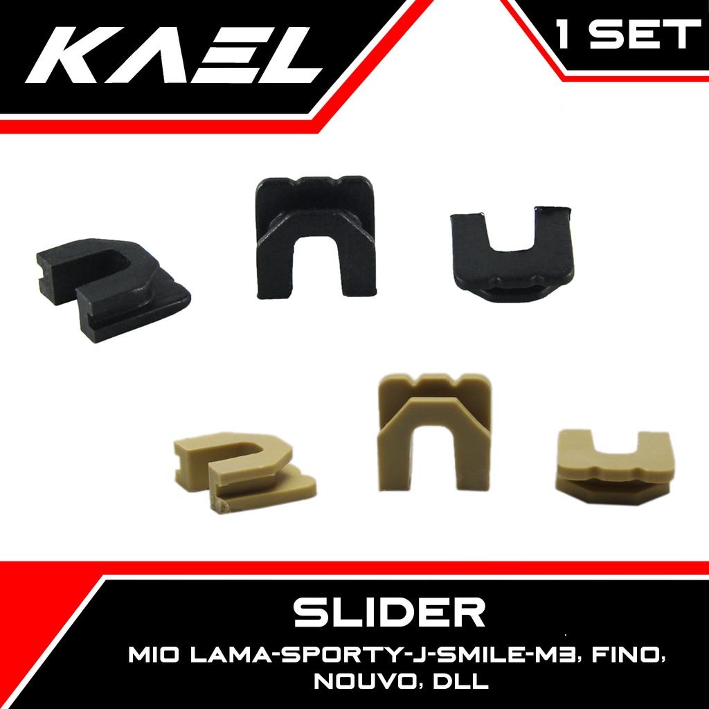 Slider Mio Old Sporty J Smile M3 GT &amp; Fino &amp; Nouvo &amp; X Ride Klip Slide Tutup Rumah Roller Roler Set