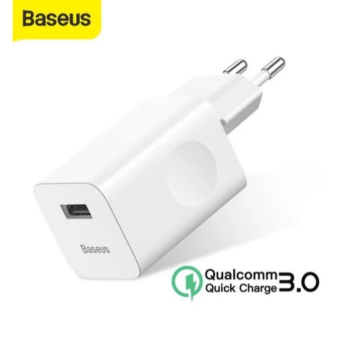 BASEUS KEPALA CHARGER QUICK CHARGE 24W