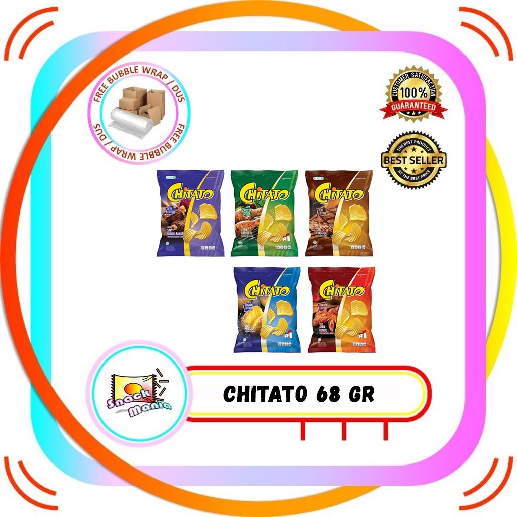 

Chitato Snacks SapiPanggang AyamBBQ Ori AyamBumbu SapiBakar 68 gr