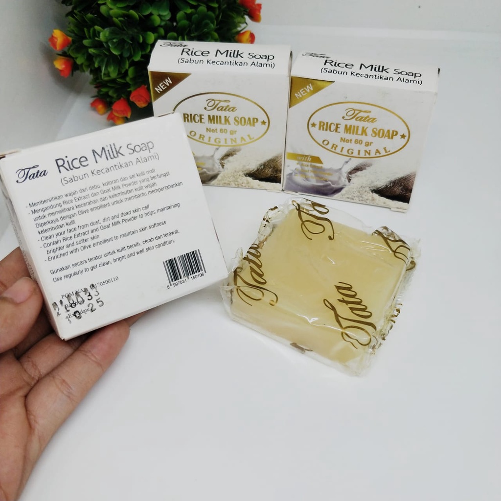 MINIGO Tata Rice Milk Soap/ Sabun Beras/ Sabun Susu 60gr (TRM)