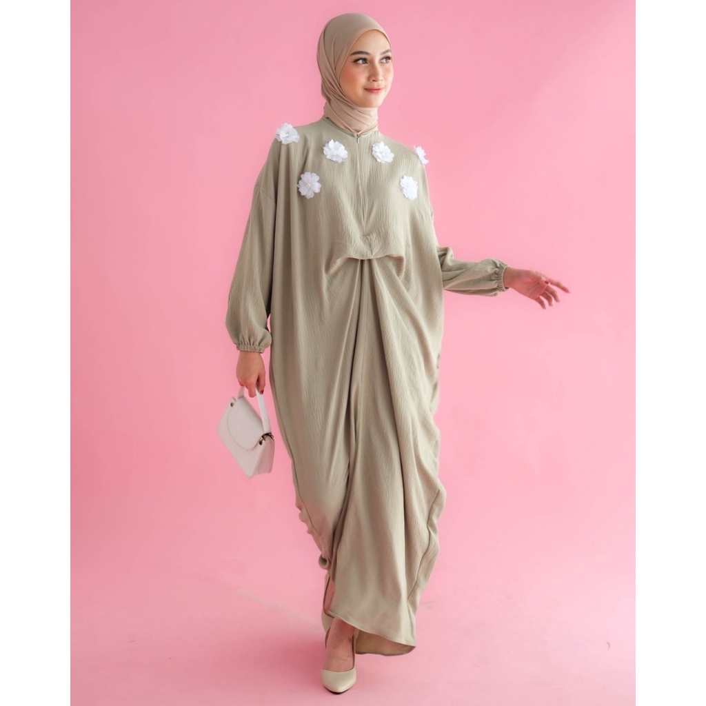 Myrubylicious MIYUKI KAFTAN KODE NN2528 | KAFTAN | BAJU MUSLIMAH | DRESS | KAFTAN LENGAN PANJANG