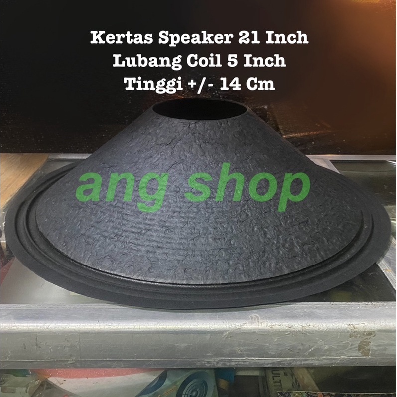 Kertas Speaker 21 Inch Coil 5 Inch Impor Daun Spiker Mic 21 In Inci