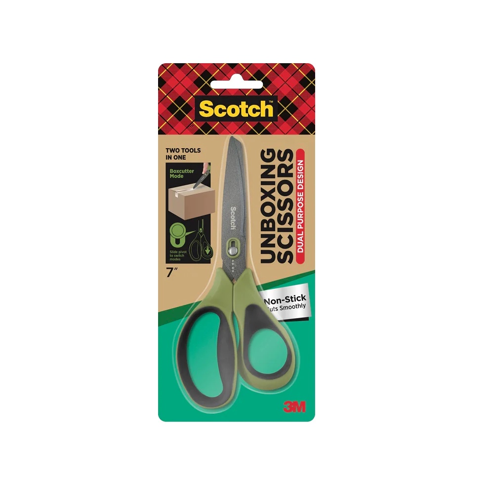 Ktmstore Gunting Unboxing Scissors 7 Inch Pemotong Kardus Non-Stick Scotch 1487