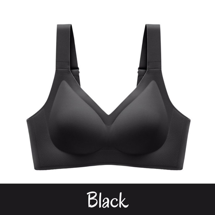 Bra Seamless Push Up Bra Tanpa Kawat TALI LEBAR