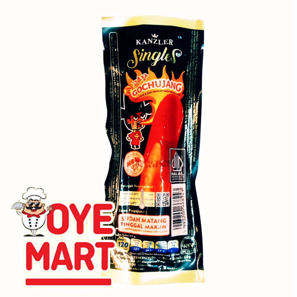KANZLER SINGLES SOSIS GOCHUJANG 60GR