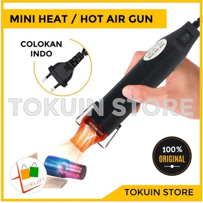 Mini Hot Air Heat Gun Blower Dryer Shrink Alat Pemanas Elektrik HP DIY