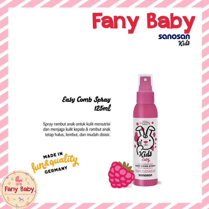 SANOSAN KIDS EASY COMB SPRAY 125ML