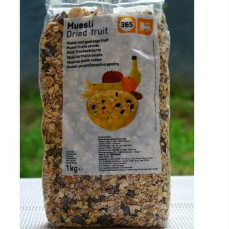 

➯ Muesli Dried Fruit 1kg Granula granola HALAL ♙