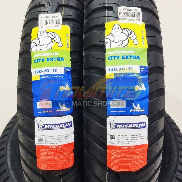 Ban Motor Michelin City Extra 120/70 - 13 &amp; 140/70 - 13 Yamaha NMAX