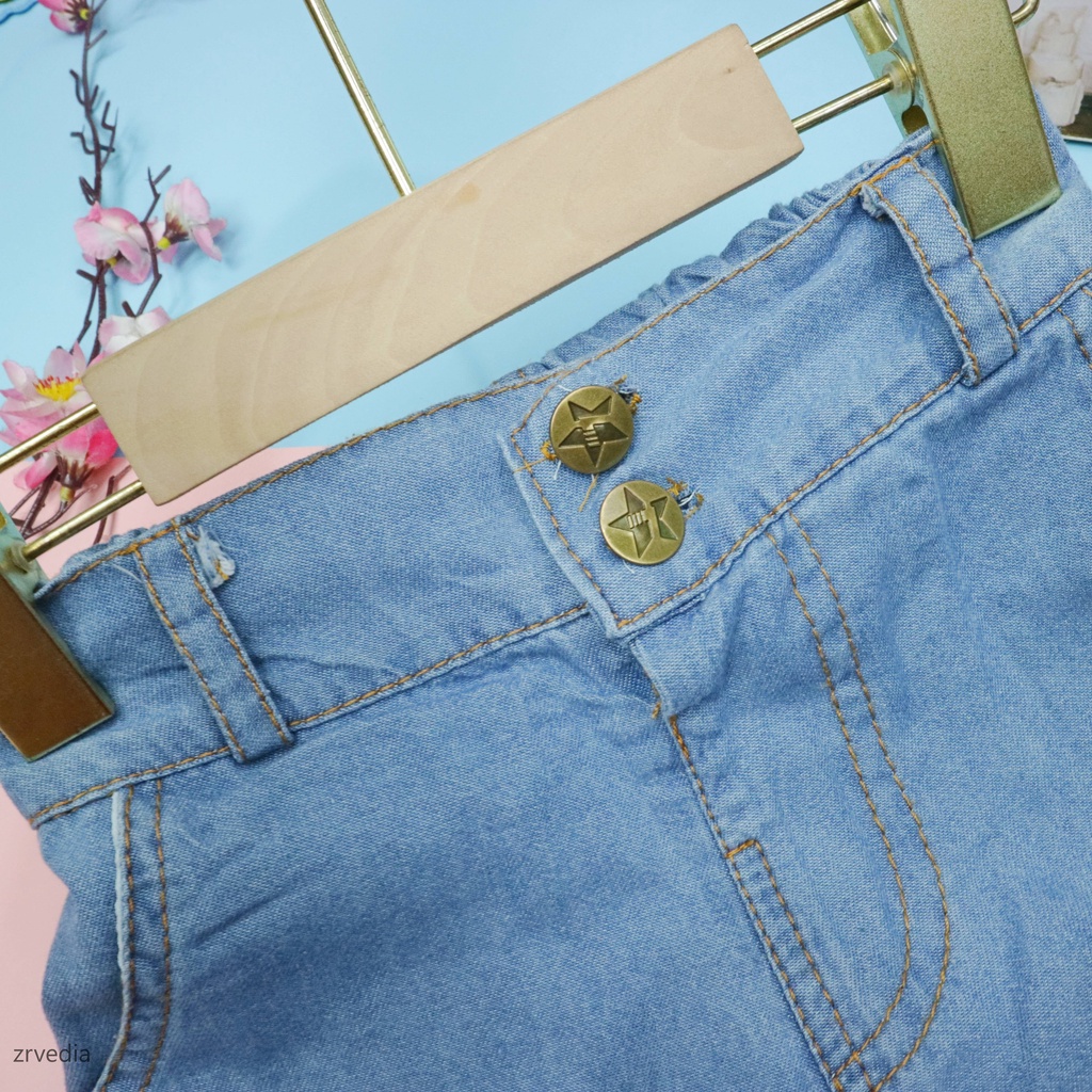 (1-4 Tahun) Ziva Hotpants Denim Anak Perempuan / Jeans Celana Pendek Jins Hotpants Short Korea Kualitas Import Anak Cewek Levis Lepis Kiosbalitaaprillia