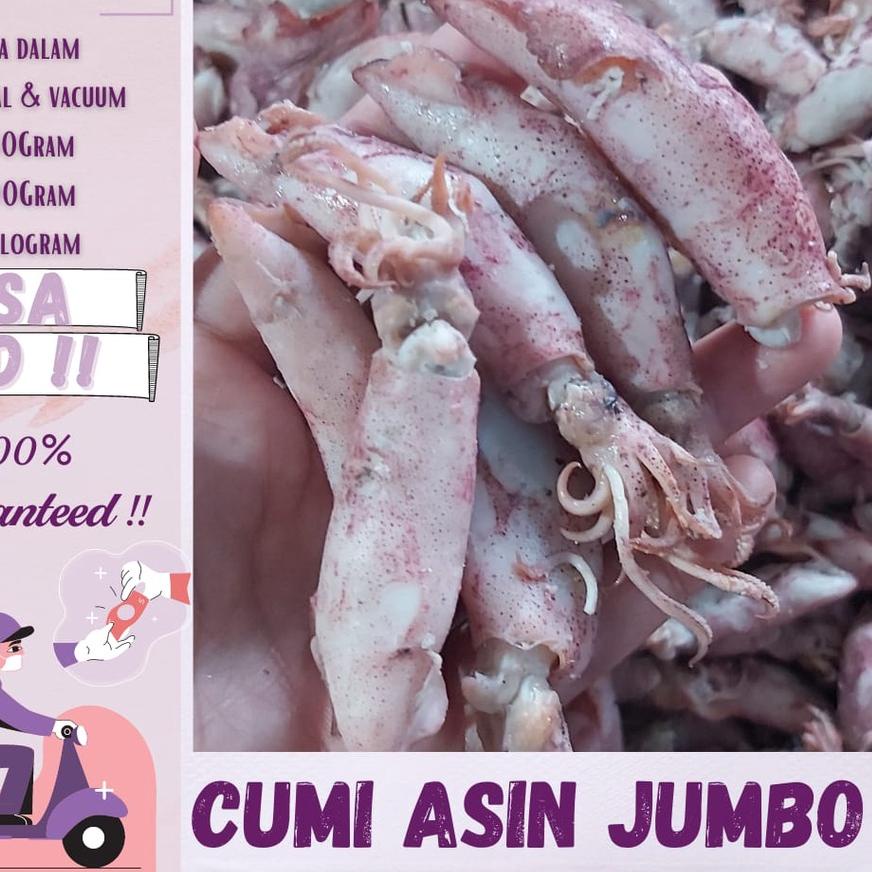 

☊ PROMO CUMI BABBY / CUMI JUMBO KERING 500GR / IKAN ASIN MURAH ❈