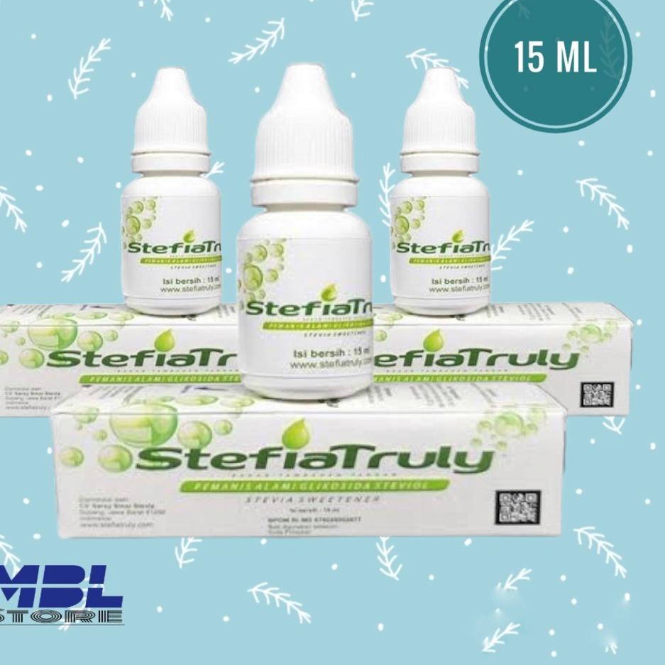 

➧ Stevia truly gula Stefia / pemanis alami stevia / Gula tetes 15 ml ➪