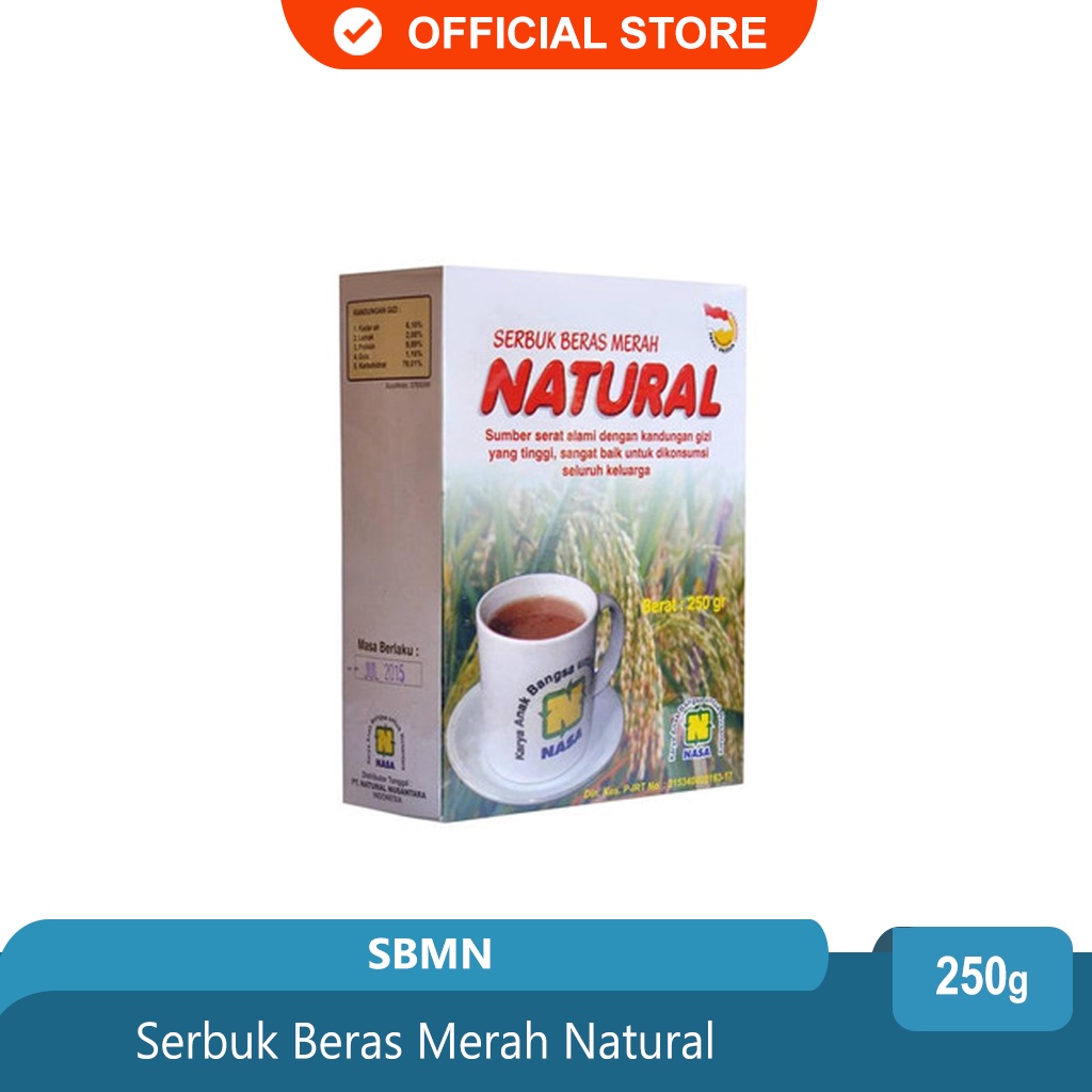 

Serbuk Beras Merah Natural 250g
