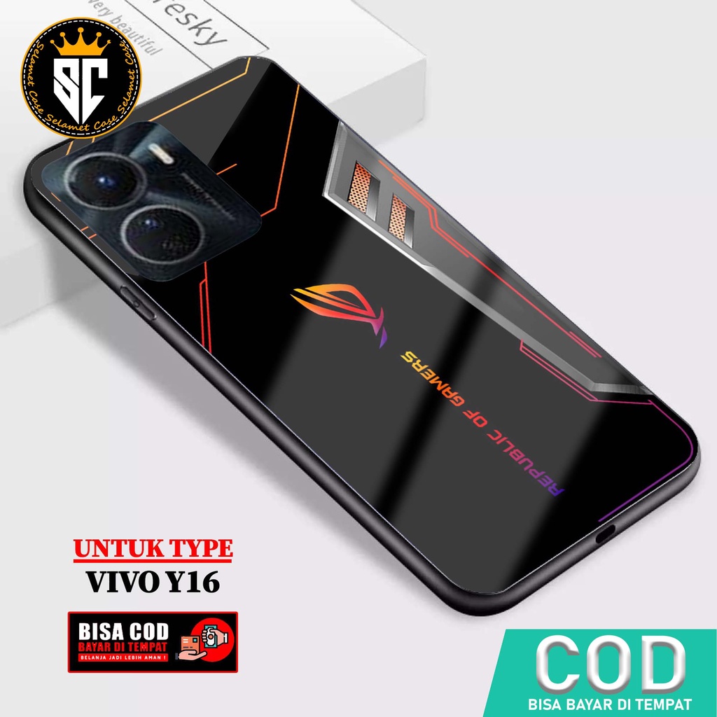 Case Vivo Y16 Casing Vivo Y16 Selamet Case [ROG] Case Glossy Case Aesthetic Custom Case Anime Pelind