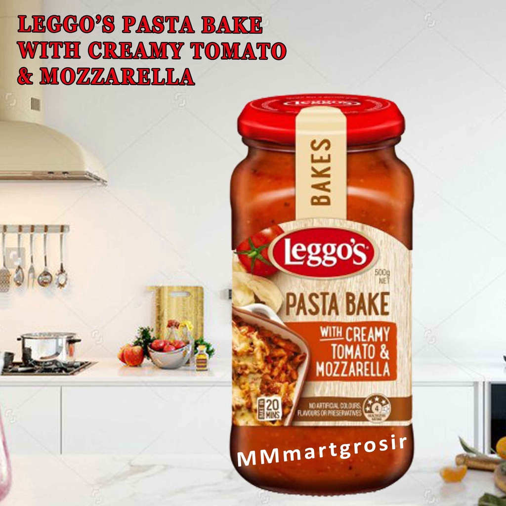 LEGGOS PASTA BAKE WITH CREAMY TOMATO&amp; MOZZARELLA 500g