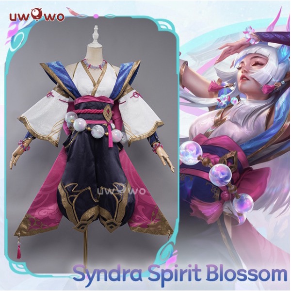 PRE-SALE UWOWO Game League of Legends/LOL: Spirit Blossom SB Syndra Cosplay Costume Role Play Cosplay Outfit