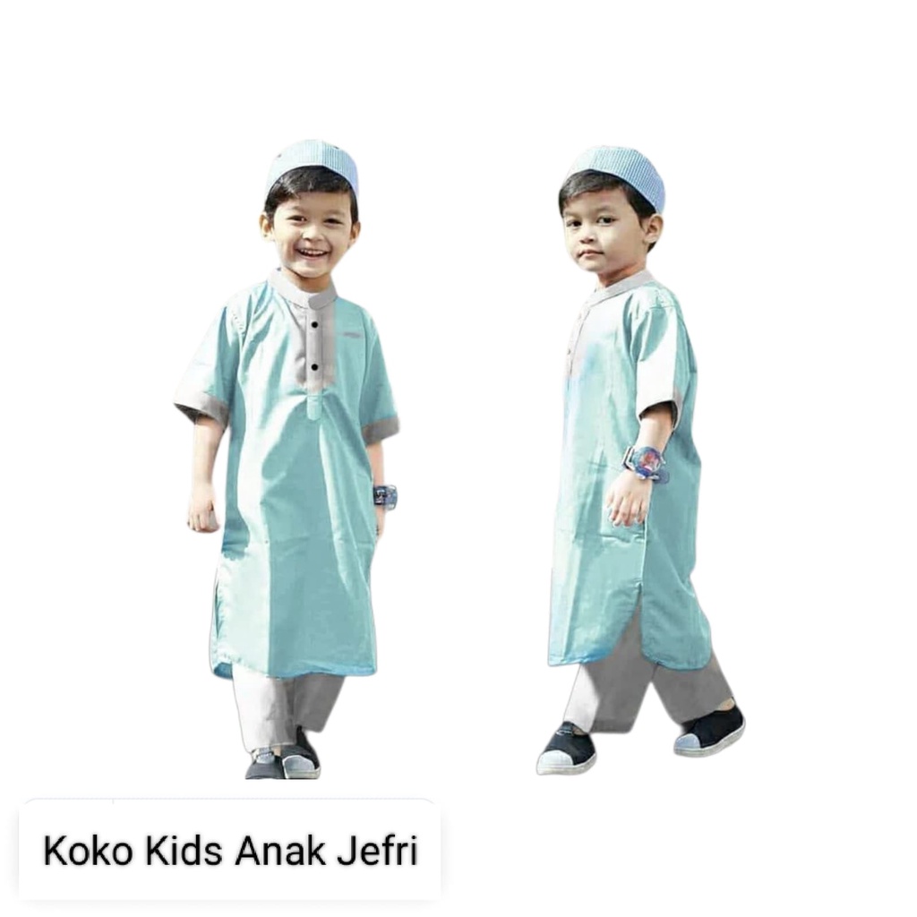 Stelan Koko Anak JEFRI Stelan Jubah Anak Baju Koko Anak Laki Terlaris Dan Murah 1 - 7 Tahun