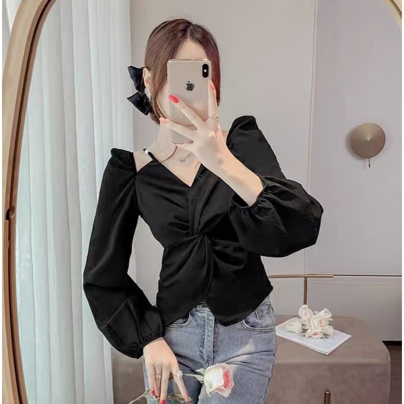 FWG - BLOUSE EXRI / BLOUSE WANITA / ATASAN WANITA KEKINIAN / BLUS / BLOUSE KOREA STYLE / BAJU WANITA MODEL BARU