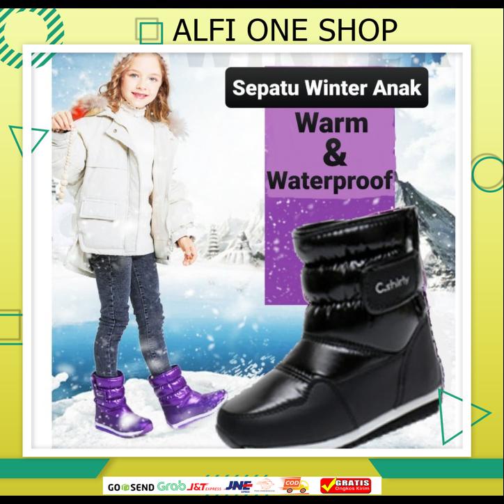 SEPATU BOOTS ANAK MUSIM DINGIN / WATERPROOF WINTER BOOTS  SEPATU BOOTS ANAK MUSIM DINGIN / WATERPROO