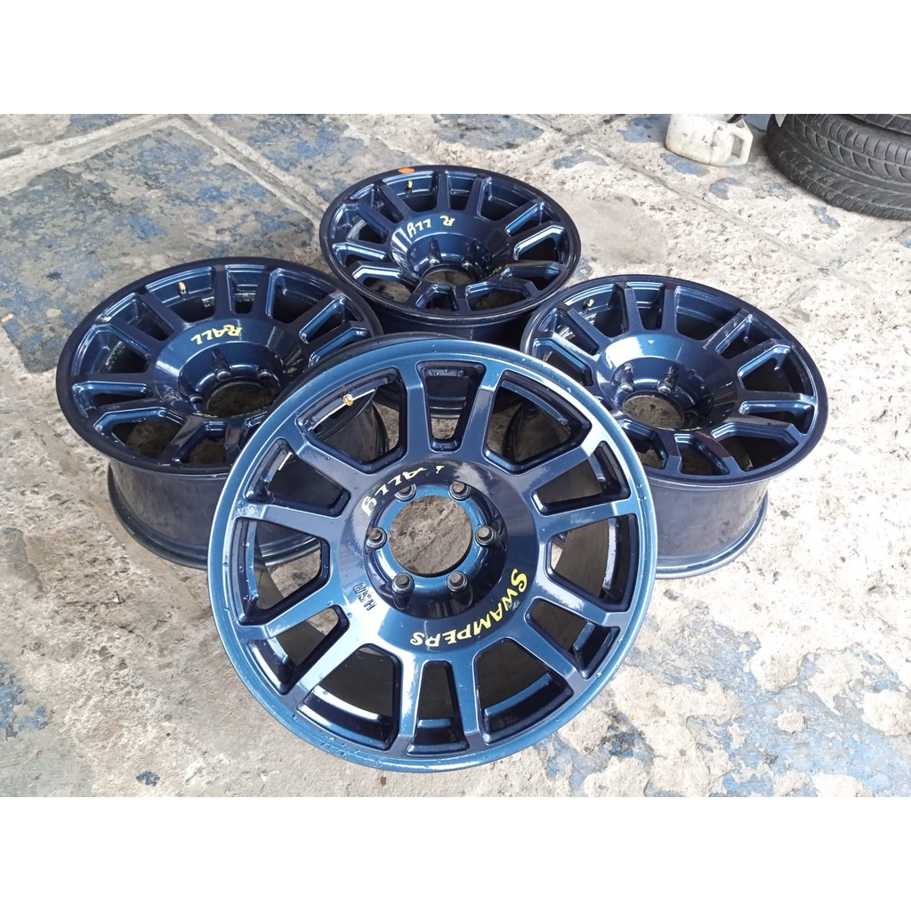 velg seken bekas type hsr swamper ring 18x9 lubang 6x139 seken bekas murah pajero fortuner