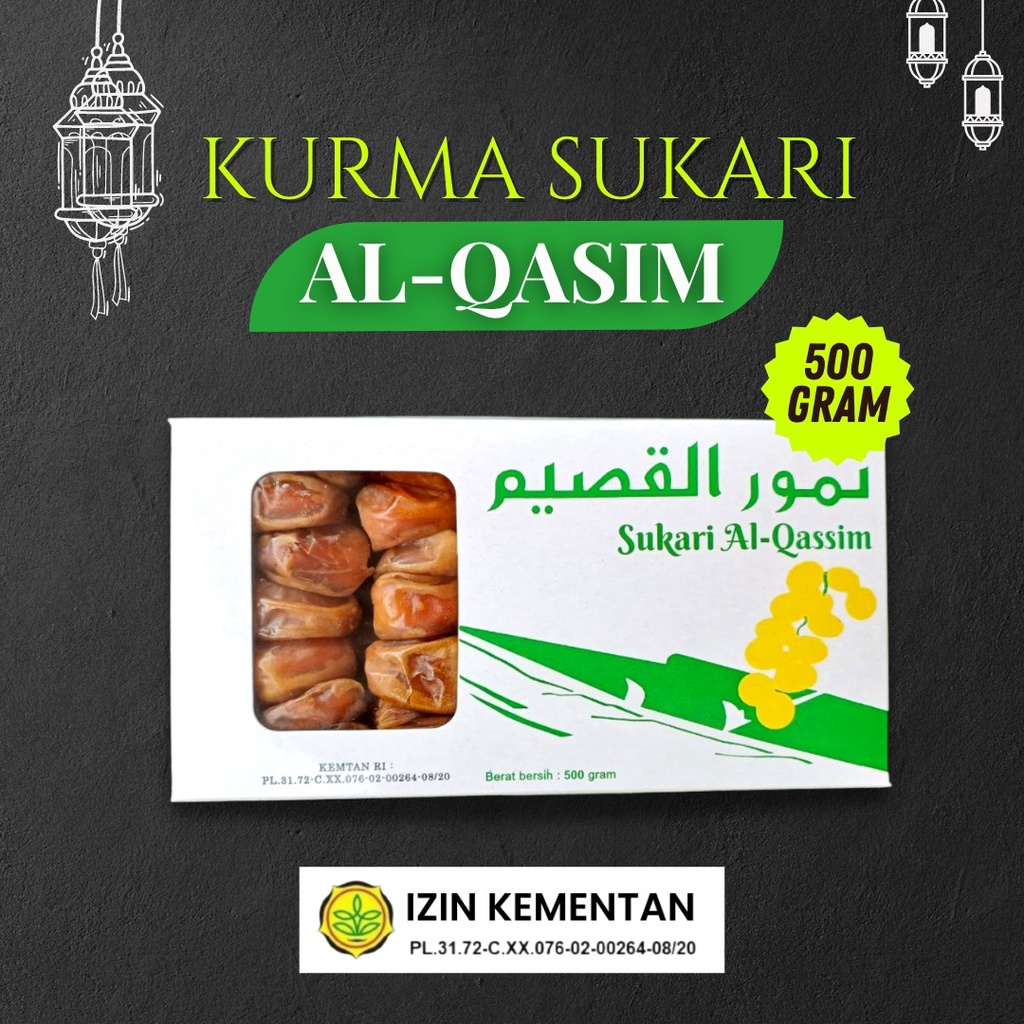 

Kurma Sukari Al Qasim 500 Gram Basah Baru Terbaik Dengan Dus