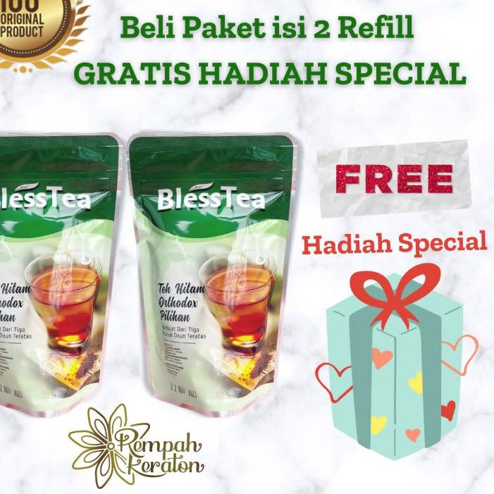 

★ Blesstea Refill Paket isi 2 pcs + Free Gift Special ☃