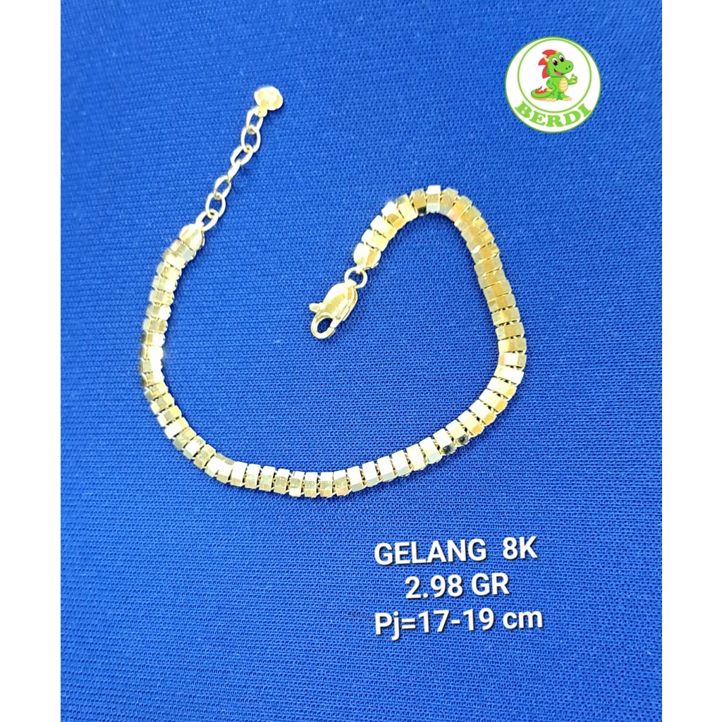 GELANG KING HALIM RANTAI FASHION WANITA DEWASA KADAR 375 TERBARU NEW