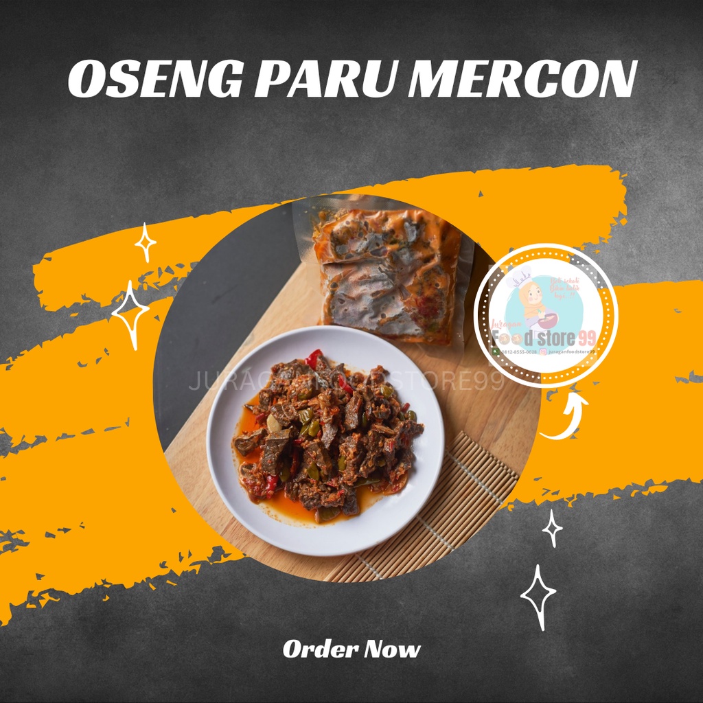 

Oseng paru mercon