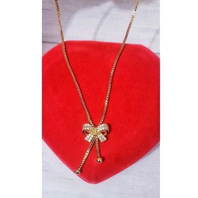 Kalung Xuping Pita Jurai Gold Panjang 45i91