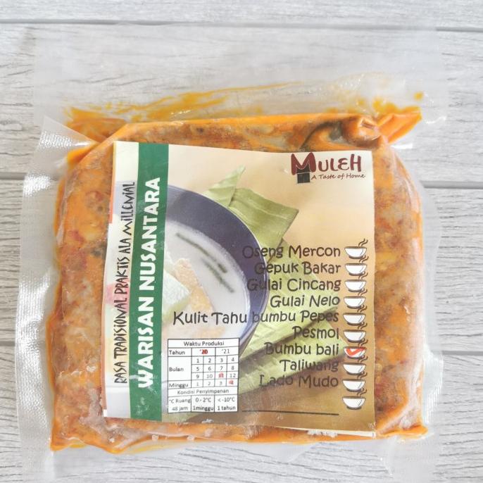 

Muleh Warisan Nusantara Beku Vegan Siap Saji Tinggal Dipanaskan ffs02