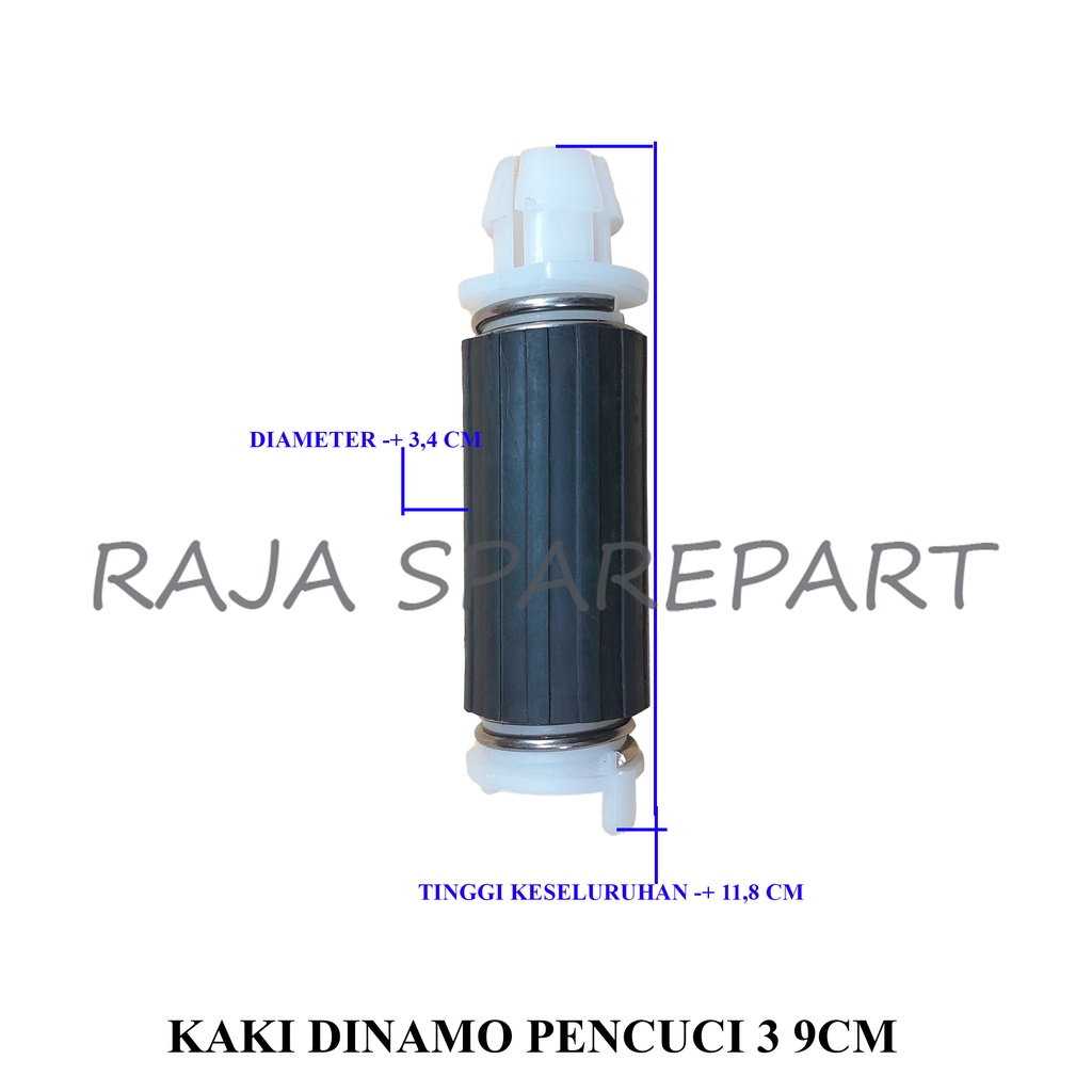 KAKI DINAMO PENCUCI/PER DUDUKAN MOTOR MESIN CUCI UMUM 3 PANJANG 9 CM (KDBW3)