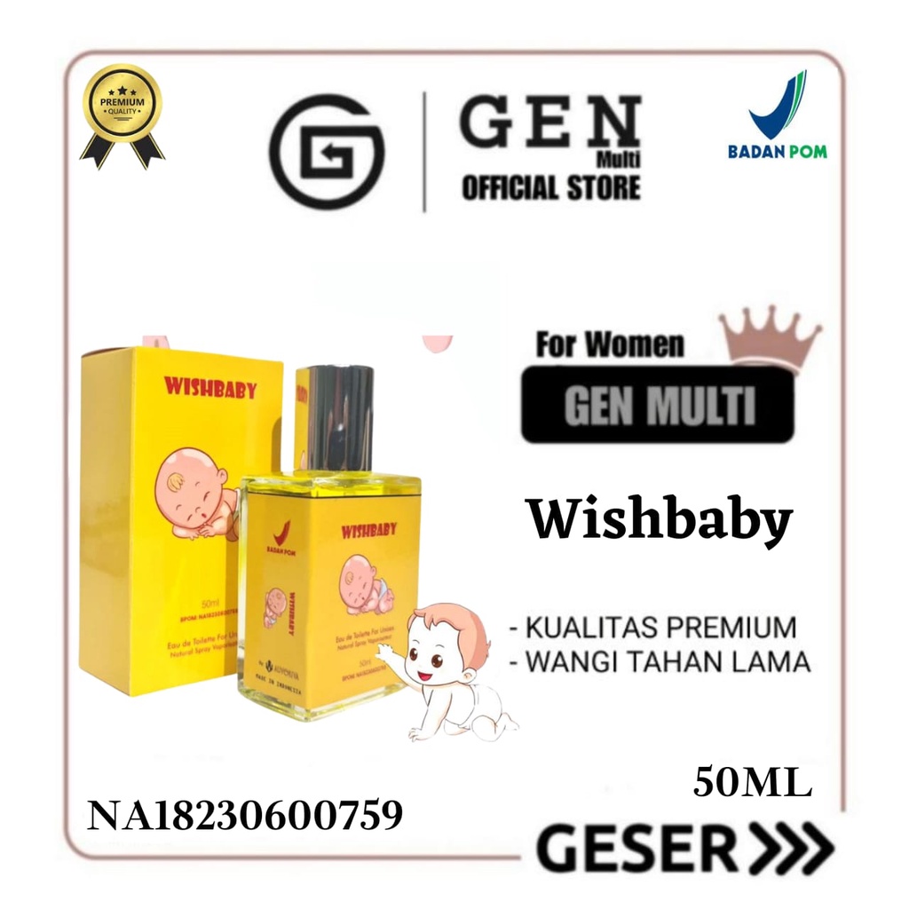 GEN - [BPOM] Parfum Wishbaby 50ml Premium / Parfum Wishbaby 50ml / Parfum Wishbaby 50ml Best Seller