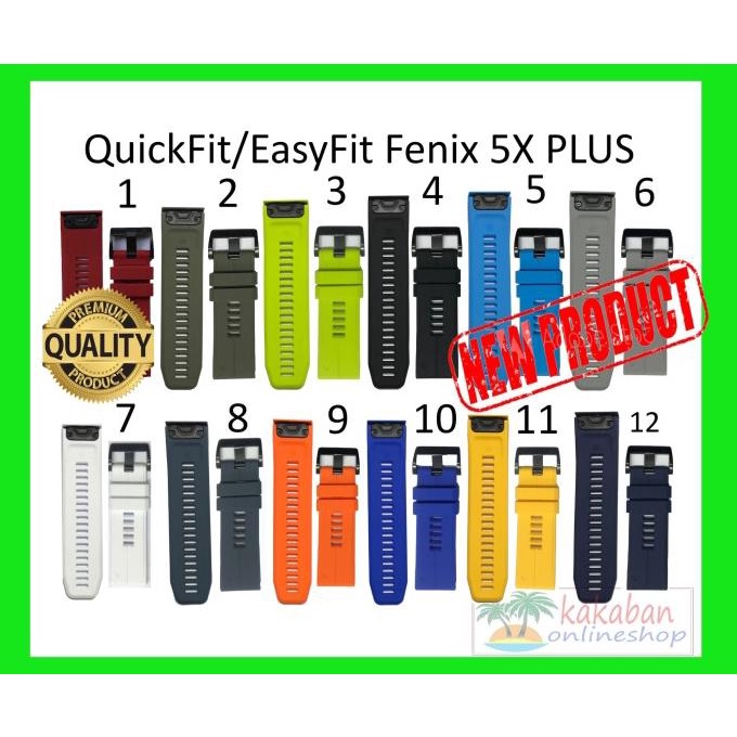 FENIX 5X PLUS Strap Band Garmin QuickFit 26mm