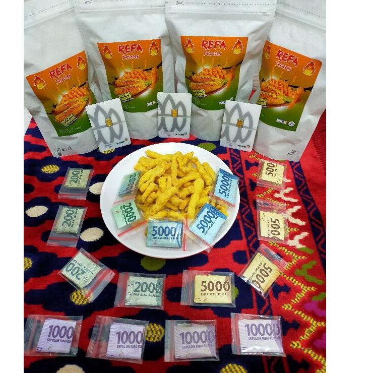 

✶ Refa snack berhadiah uang dan emas / snack zaman now stik twiscorn ☉