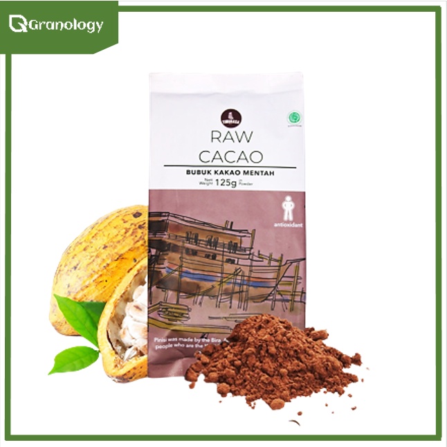 Timurasa Raw Cacao Powder / Bubuk Coklat Pekat 125 gram