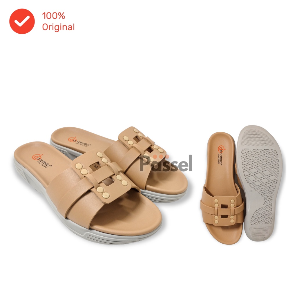 Donatello Sz. 36-40 Sandal Slip On Wanita Kasual | RI613101/ RI613102