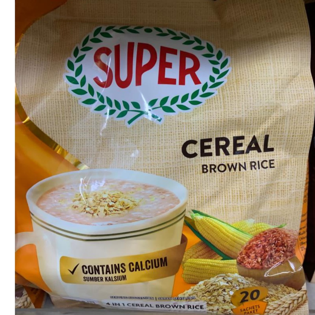 

Cereal Brown Rice sumber kalsium 3in1