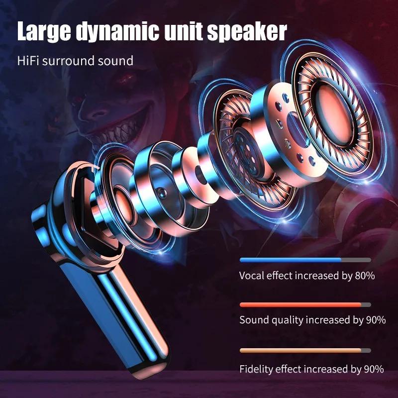 M28 TWS Headset Earphone Wireless Bluetooth 5.1 Gaming Mode Low Delay