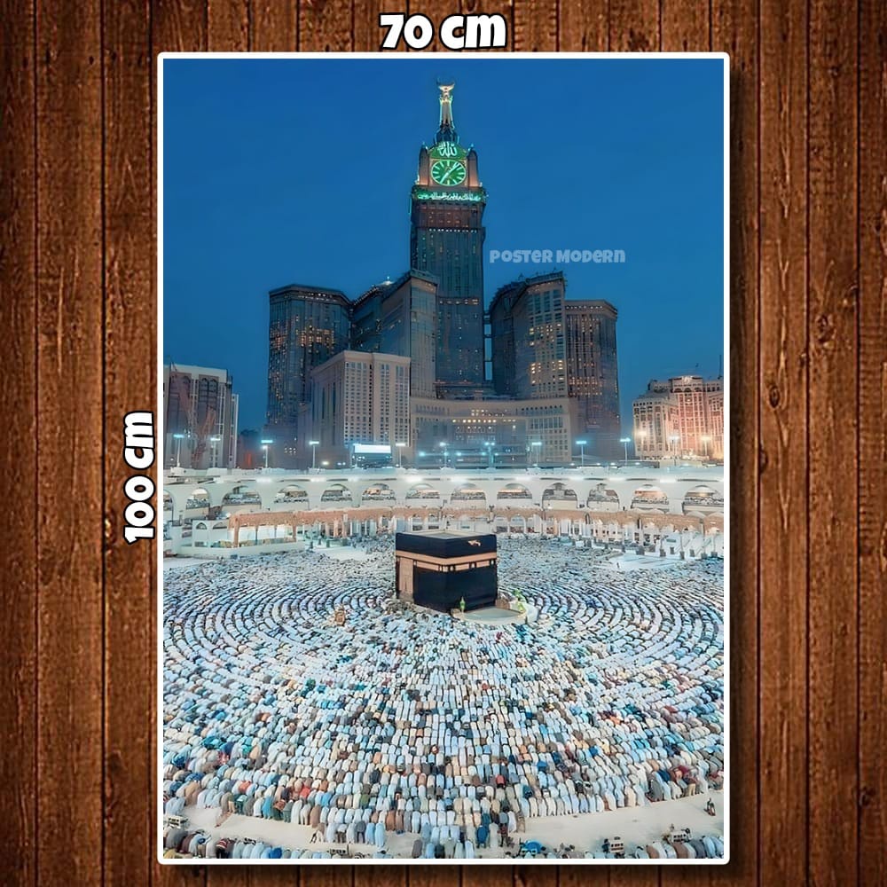 HIASAN DINDING KABAH MEKAH CODE12 VERTIKAL XTRA JUMBO 50X100CM 70X100CM 100X150CM 100X200CM / KABAH 