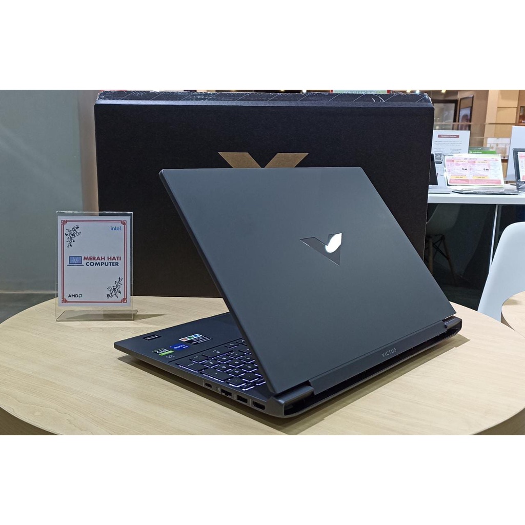 Laptop HP Victus 15 fa0008tx Intel i7 12700H 32GB 512GB RTX3050-4GB 15.6FHD IPS 144HZ BL Windows 11 Home  + OHS Mica Silver Original