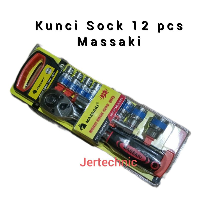 Kunci Shock Sock 12 pcs Massaki